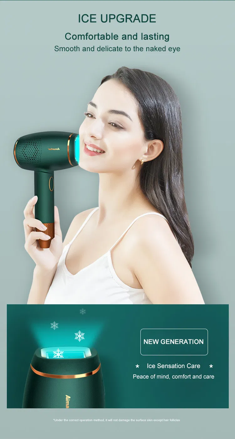 Permanent Painless Epilator Laser Portable Hair Remover IPL Hair Removal Device