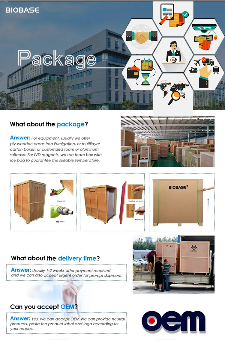 Packaging details and shipping logistics