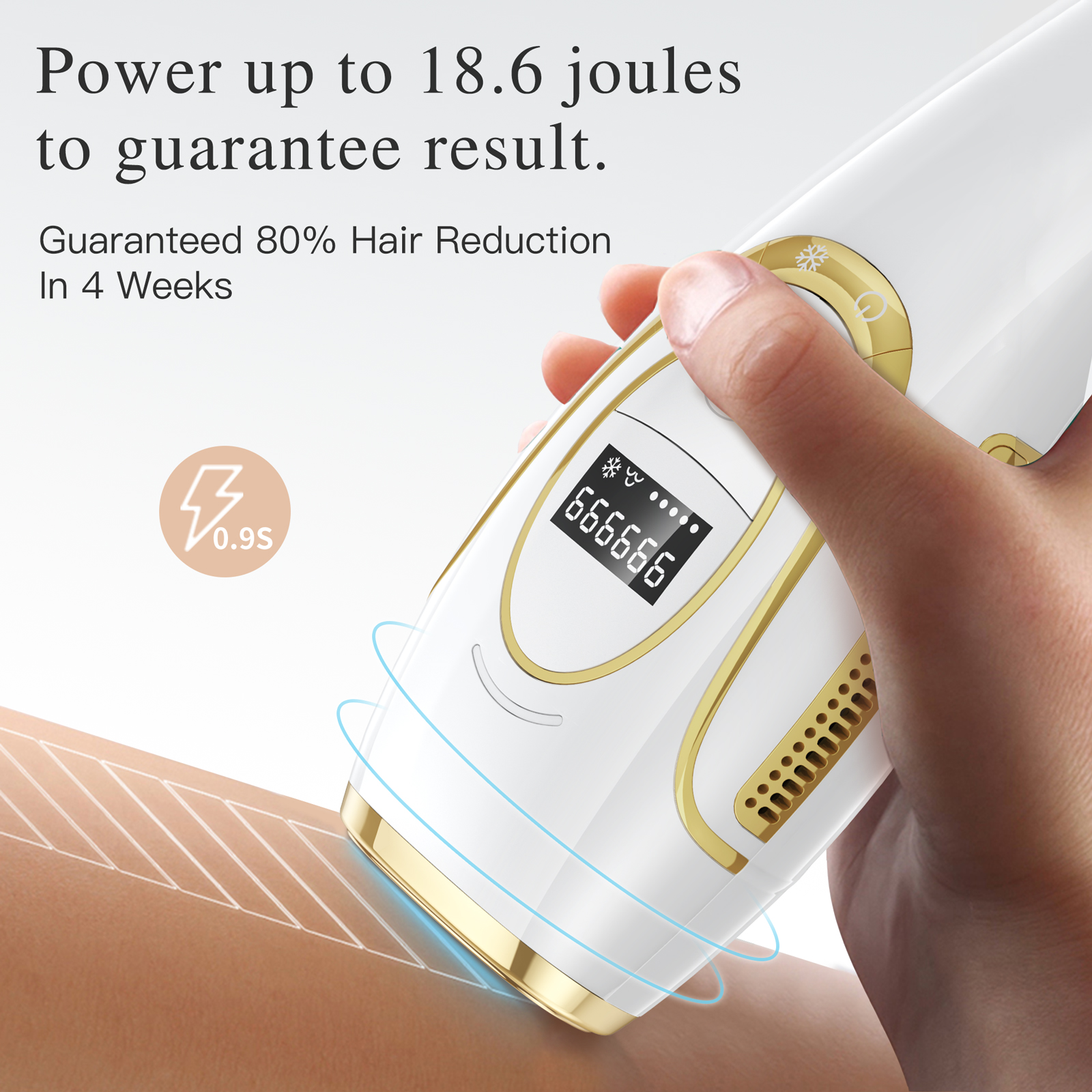 99w Shots Ice Cooling Laser Hair Removal Device Home Use Handle Ipl Hair Removal Machine