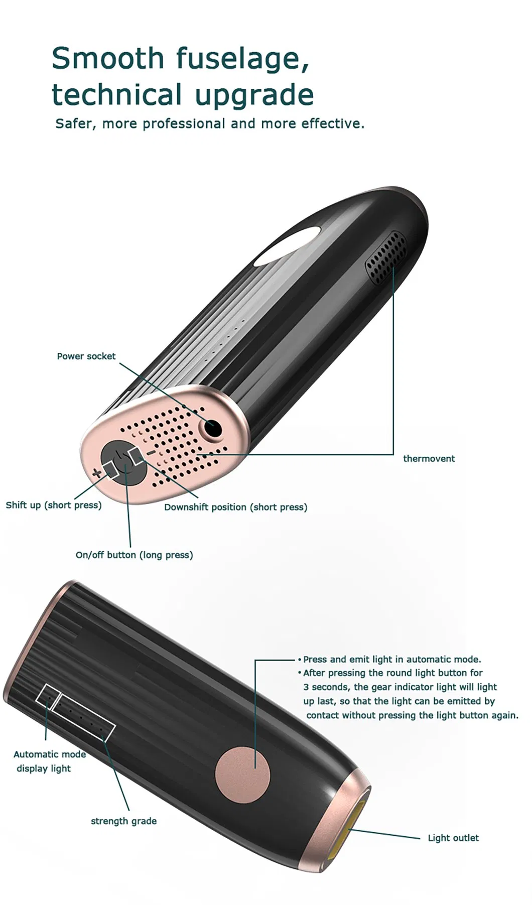 2024 New IPL High Quality Strong Pulse Laser Hair Removal Instrument