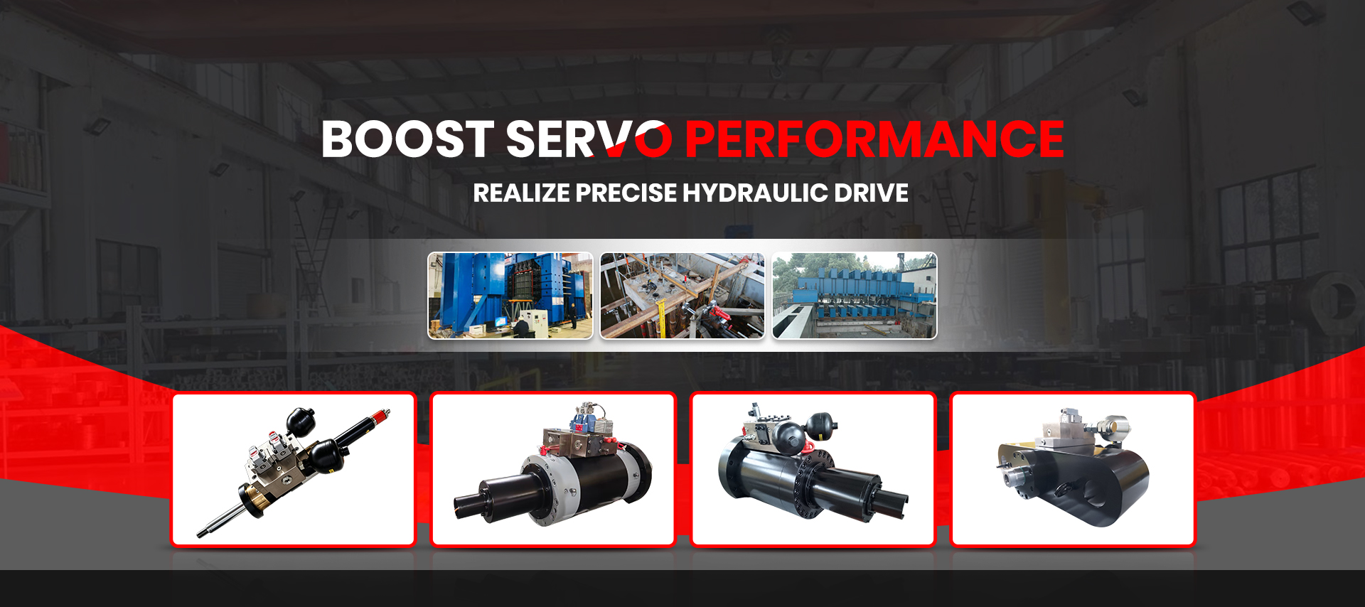 High-performance servo hydraulic cylinder for precision motion control