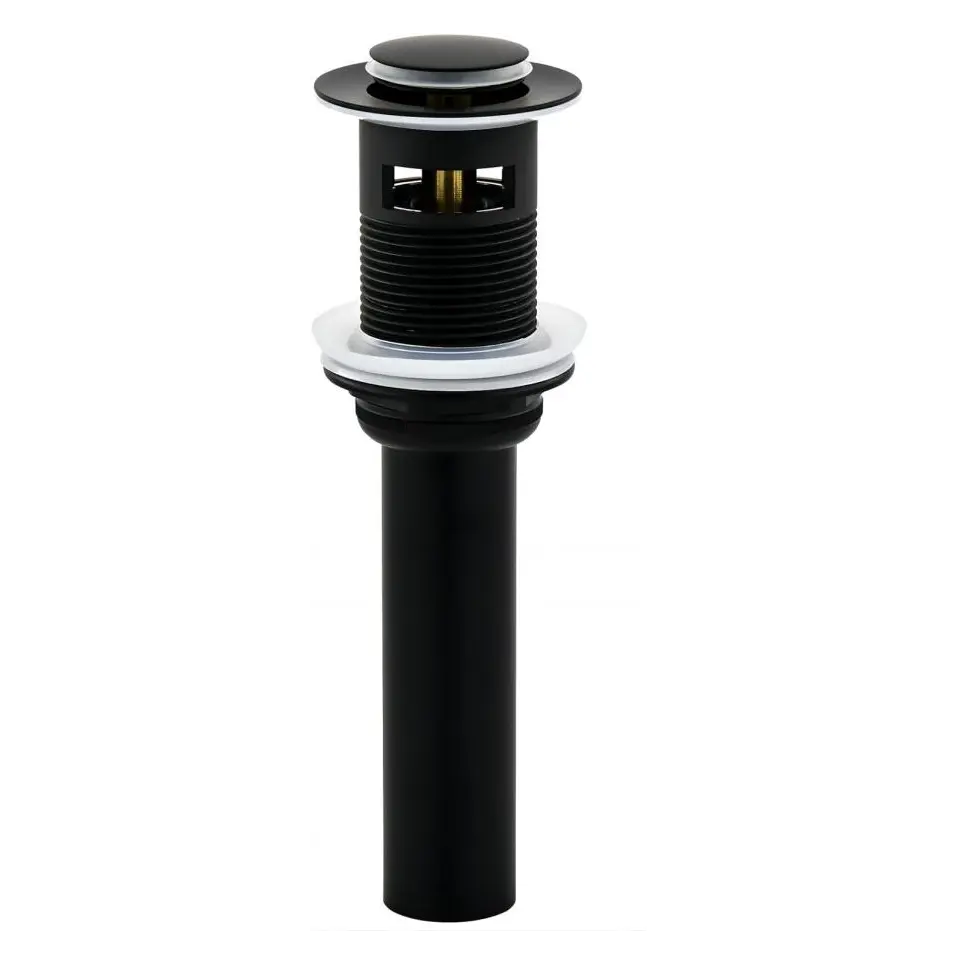 Cheap Bathroom Sink Drain Stopper Faucet Vanity Sink Pop Up Drain Assembly with Overflow, Chrome Finish Manufacturers, Products
