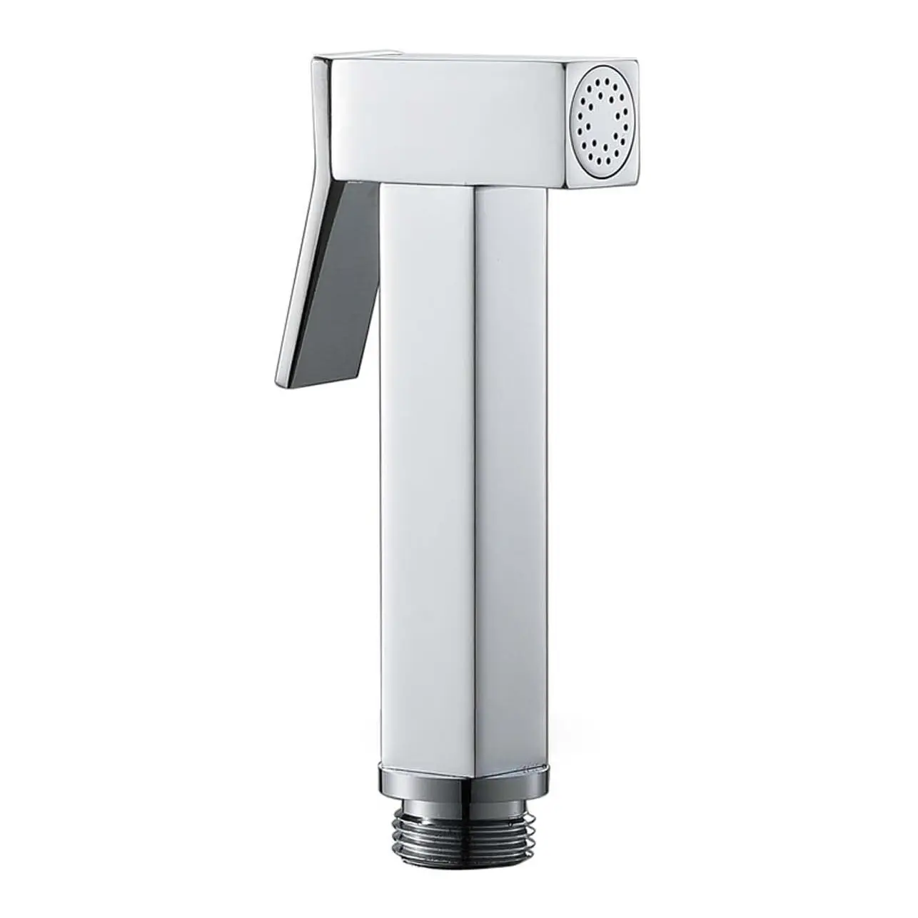 China Bidet Sprayer for Toilet Single Spray Gun Bidet Sprayer Copper Material Handheld Bidet Sprayer for Toilet Square Hand Held Bidet Sprayer Suitable for Women, Pets and Baby Diaper Cleaning Manufacturer, Manufacturers