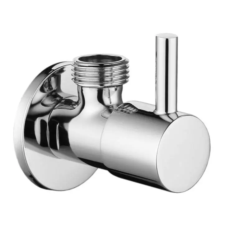 OEM Brass Angle Stop Valve Shut Off G1/2inch,plplaaoo Sink Shut Off Valve,1Pc Bathroom Water Control Angle Valve Faucet Tap Sturdy and Durable Brass Chrome Plated Accessories Companies, Exporters