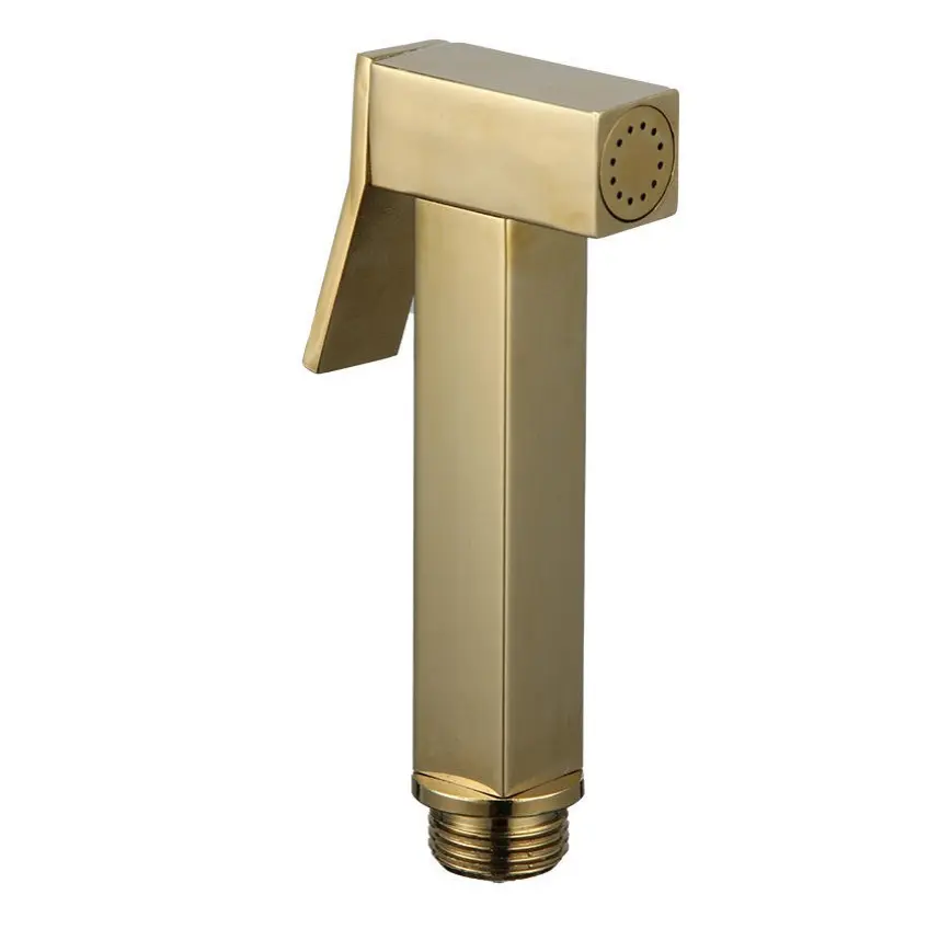 China Bidet Sprayer for Toilet Single Spray Gun Bidet Sprayer Copper Material Handheld Bidet Sprayer for Toilet Square Hand Held Bidet Sprayer Suitable for Women, Pets and Baby Diaper Cleaning Manufacturer, Manufacturers