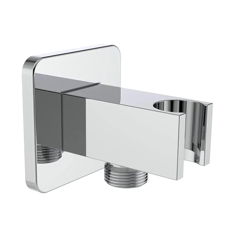 High-Quality Wall Mounted Handheld Shower Holder/ Wall Mount Shower Bracket With Flange G1/2 Shower Hose Connector, Wall Mounted Drop Union Male Water Outlet Manufacturers, Products