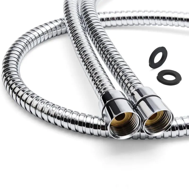 High-Quality Universal Flexible Shower Hose - Extra Long, Stainless Steel, Double-Buckle For Handheld Showerhead Suppliers, Products