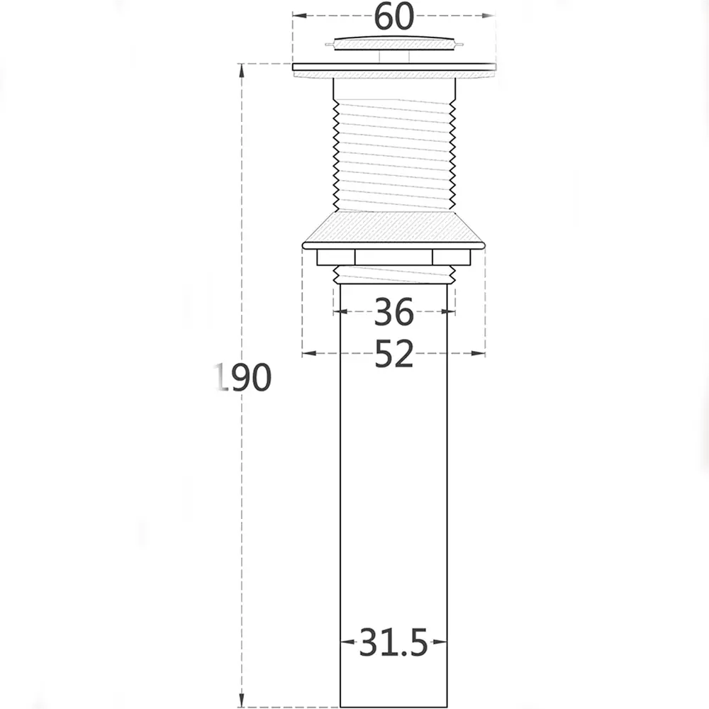 China Bathroom Sink Drain Without Overflow with Strainer Basket Detachable Vessel Sink Lavatory Vanity Pop Up Drain Stopper Polished Chrome（small Popup Cap） Supplier, Product