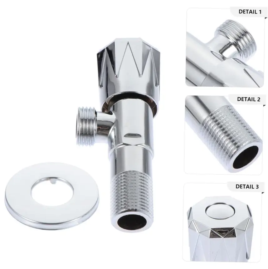 OEM Water Angle Valve Water Heater Sturdy Angle Valves Angle Valves Hot and Cold Conversion Valves White Copper Hot and Cold Water Valve Thicken Manufacturer, Company