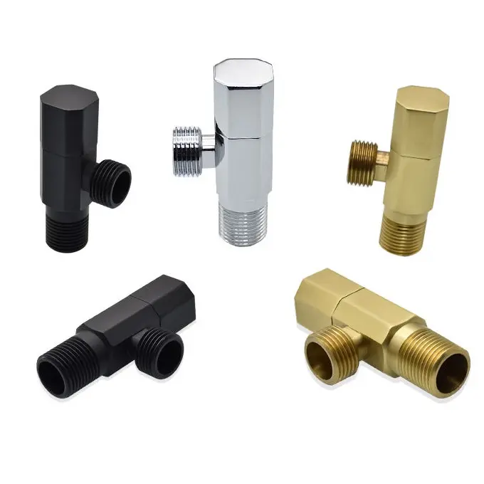 High-Quality Brass Angle Stop Valve Shut Off G1/2inch,plplaaoo Sink Shut Off Valve,1Pc Bathroom Water Control Angle Valve Company, Products