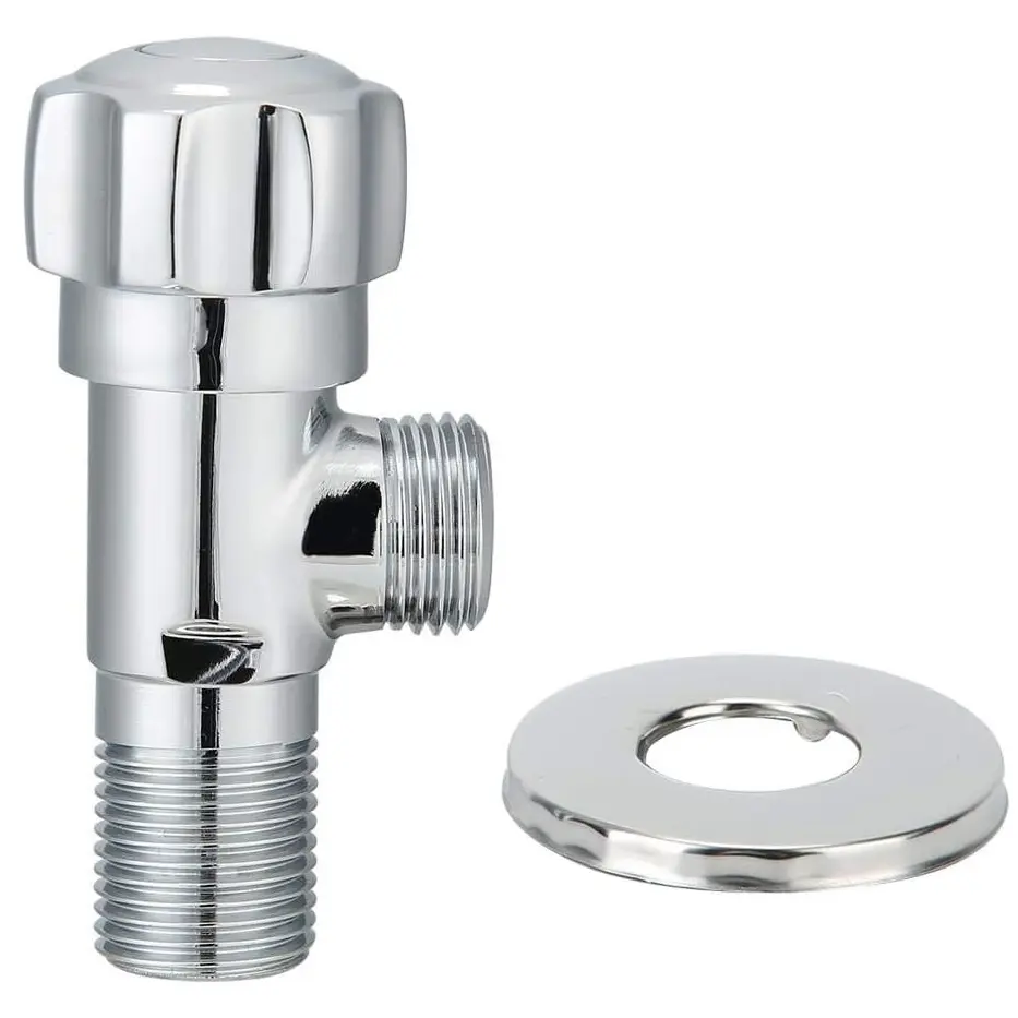 High-Quality European Standard Copper Angle Valve G1/2in Water Stop Valve for Washbasin Kitchen Faucet Water Heater Toilet Products, Product