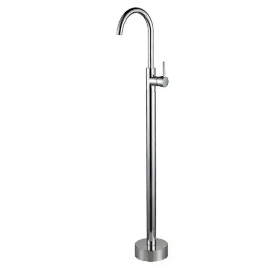 Cheap Single Function Freestanding Tub Filler Floor Mounted Single Handle Bathtub Faucet Without Handheld Spray Single Lever Brass Mixer Tap Suppliers, Product