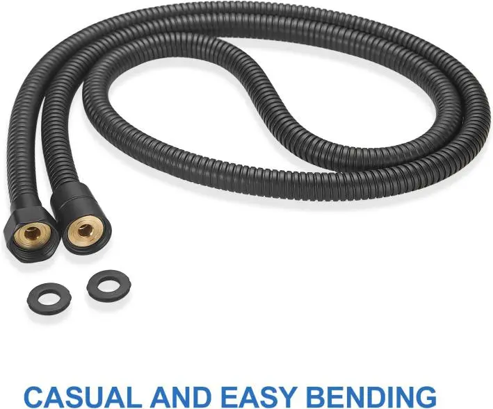 Wholesale Shower Hose 59 inches Shower Head Hose Shower Head Extension Hose Extra Long Stainless Steel Shower Hose Attachment Flexible Handheld Shower Sprayer Hose, Matte Black Suppliers, Exporter