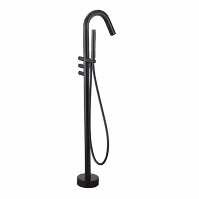 High-Quality Freestanding Bathtub Faucet, Floor Mount Tub Filler, High Flow Brass Bath Shower Faucets With Hand Shower And 360° Swivel Spout, Floor Mount Tub Faucet, Free Standing Bathtub Faucet Suppliers, Product