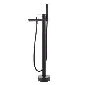 Wholesale Floor Mount Brass Bathtub Faucet Freestanding Tub Filler / Faucet Free Standing bathroom Shower faucet Mixer Tap Manufacturers, Exporter
