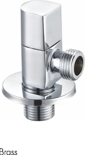 Angle Valve — full copper hot and cold water shut-off valve