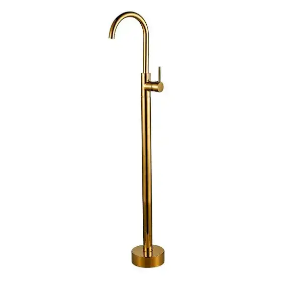 Cheap Single Function Freestanding Tub Filler Floor Mounted Single Handle Bathtub Faucet Without Handheld Spray Single Lever Brass Mixer Tap Suppliers, Product