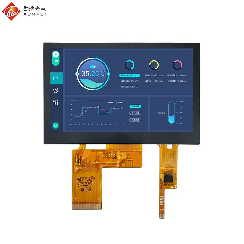 China 4.3 inch 480×272 IPS TFT LCD display with capacitive touch panel Manufacturers, Supplier