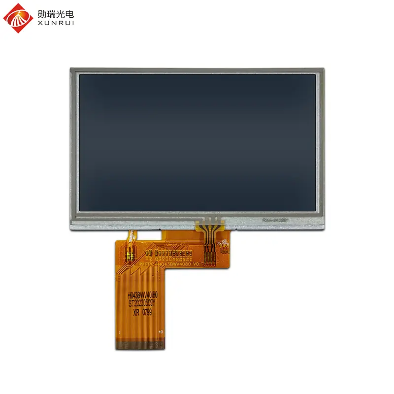 Custom 4.3 inch 800×480 IPS TFT LCD Module with resistive touch panel Manufacturers, Supplier