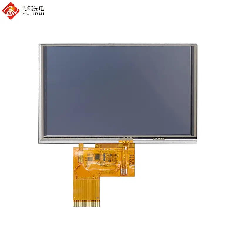 Custom 5 inch 800×480 TN TFT LCD display with resistive touch panel Manufacturers, Supplier