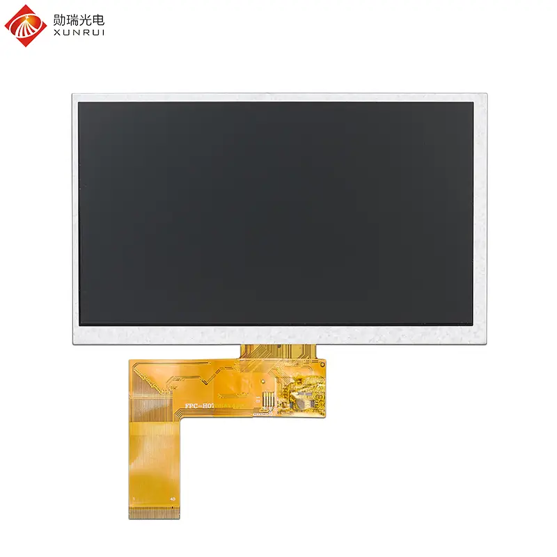 China 7 inch 800×480 RGB 40pin 450nit TN TFT LCD Display Manufacturers, Factories