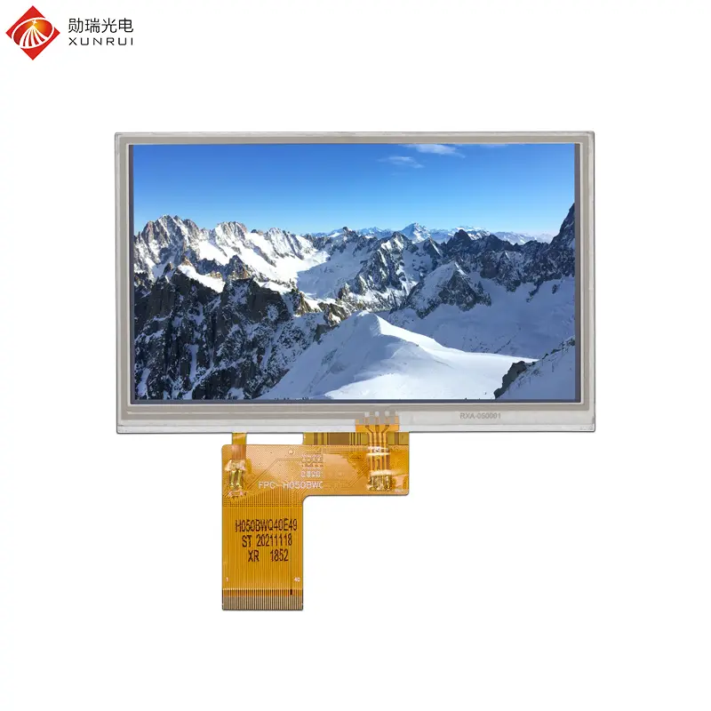 Custom 5 inch 480×272 TN TFT LCD Module with resistive touch panel Manufacturers, Factories