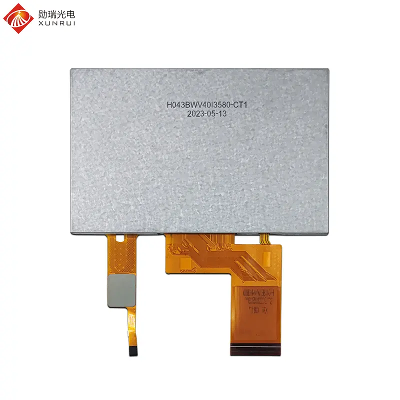 Custom 4.3 inch 800×480 IPS TFT LCD Module with capacitive touch panel Supplier, Factory
