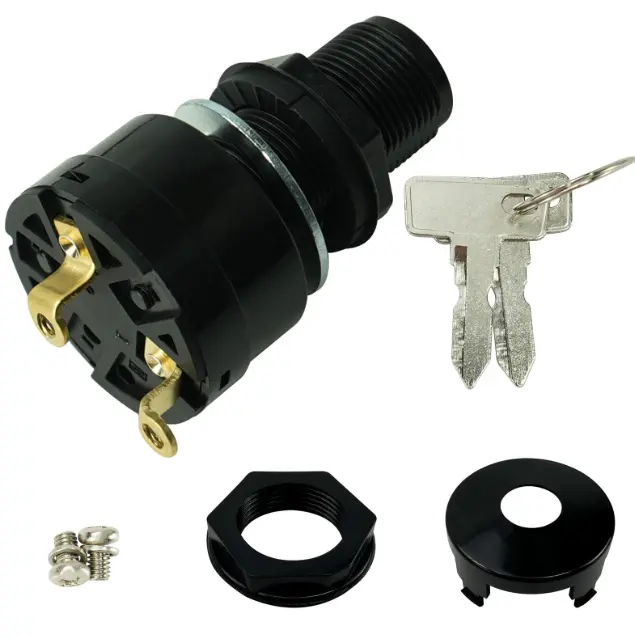 CE Certification Club Car 36/48V Ignition Switch (Part No.101826201) - 2 Keys for Golf Cart Usage Manufacturer, Supplier