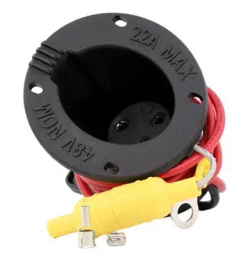 CE Certification Club Car 48 Volt Charger Receptacle & Fuse Assembly - OEM Replacement 101802101 Manufacturer, Factories