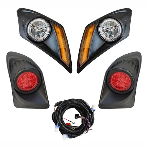 Best drive 2 Golf Cart Light Kit for Yamaha Drive 2 2017-up Street Legal Kit OEM LED Headlight Taillight Kit Gas and Electric Manufacturers, Factories