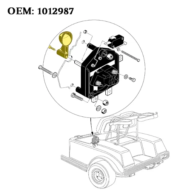 Best Golf cart Forward Reverse Switch Handle for Club Car DS Precedent Tempo Golf Cart Manufacturers, Suppliers