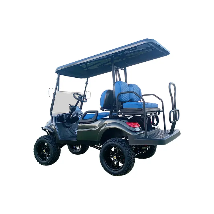 OEM New Design Best Price 4 Seater Lithium-Ion Battery Lifted Electric Golf Cart Supplier, Factory
