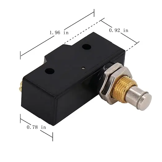 Best Brake Light Micro Switch 1011439 - 3 Terminal Plunger-Style, Compatible with Club Car DS & EZGO Gas/Electric Golf Carts Manufacturers, Factory