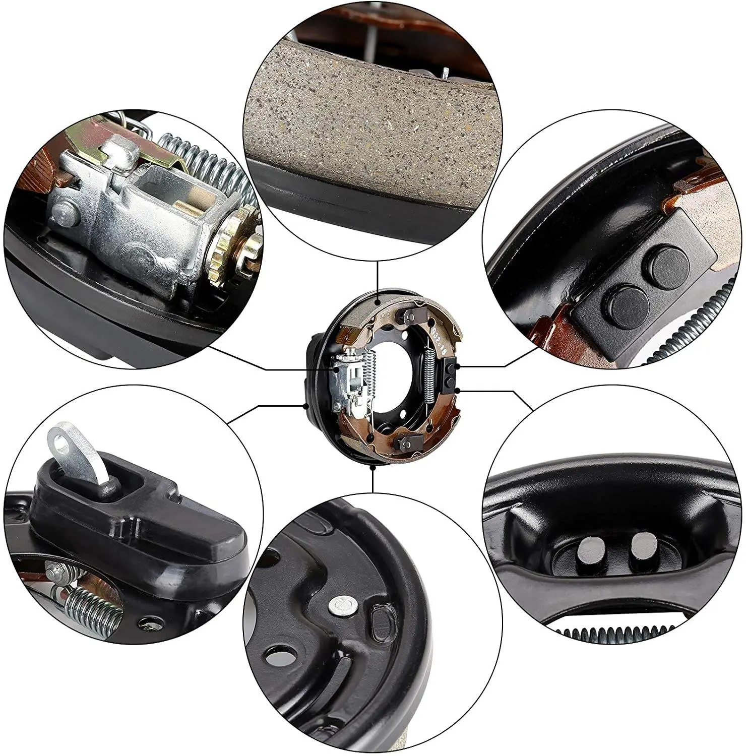 OEM Club Car Rear Brake Cluster Assembly - Fits DS (1995-Up), Precedent & Tempo (2018-Up) Golf Carts, Replaces OEM 101823302 / 103380201 Suppliers, Factory