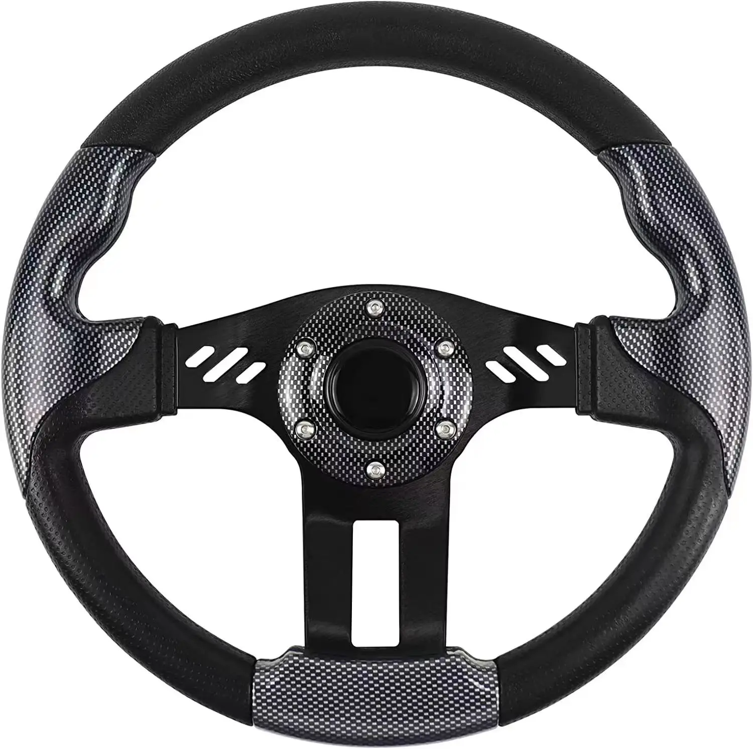 Best Manufacture Golf Cart Steering Wheel with Premium Grip Leather Multi-Functional Steering Wheel Supplier, Factory