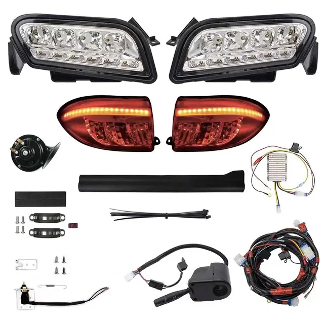 Best Club Car Precedent Deluxe Tempo Light Kit, 12V Electric Golf Cart Headlight Supplier, Factories