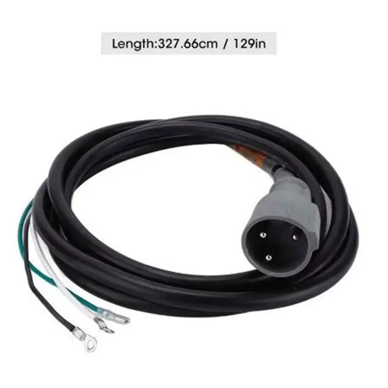 CE Certification 3Pin Interface 48V Club Car Charger Plug With Wire 3.3 Meters Length Supplier, Factories