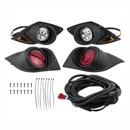 Best drive 2 Golf Cart Light Kit for Yamaha Drive 2 2017-up Street Legal Kit OEM LED Headlight Taillight Kit Gas and Electric Manufacturers, Factories