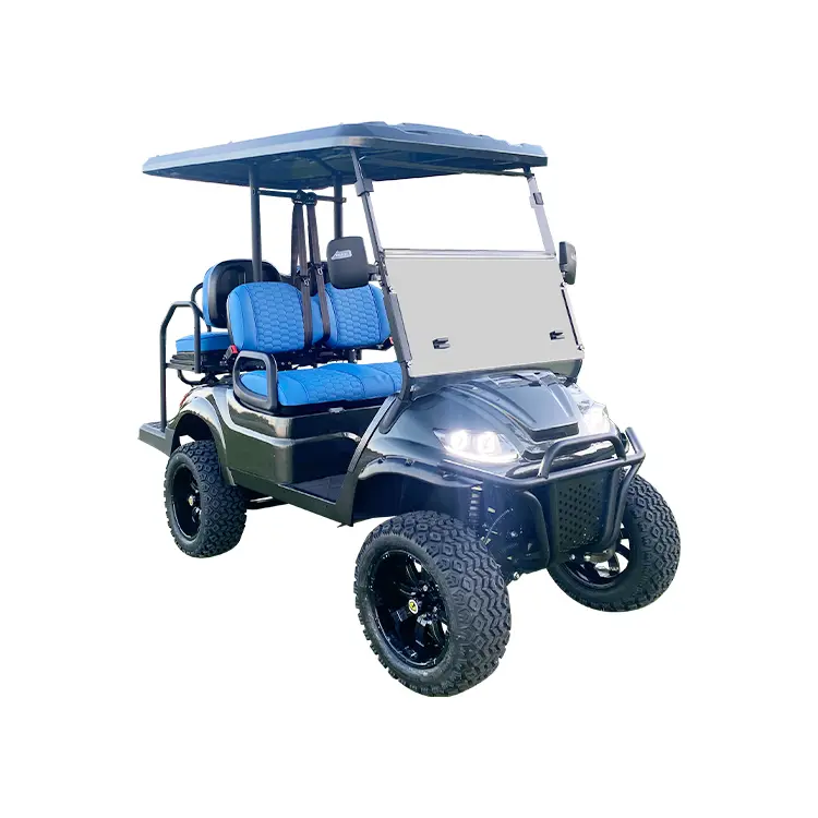 OEM New Design Best Price 4 Seater Lithium-Ion Battery Lifted Electric Golf Cart Supplier, Factory