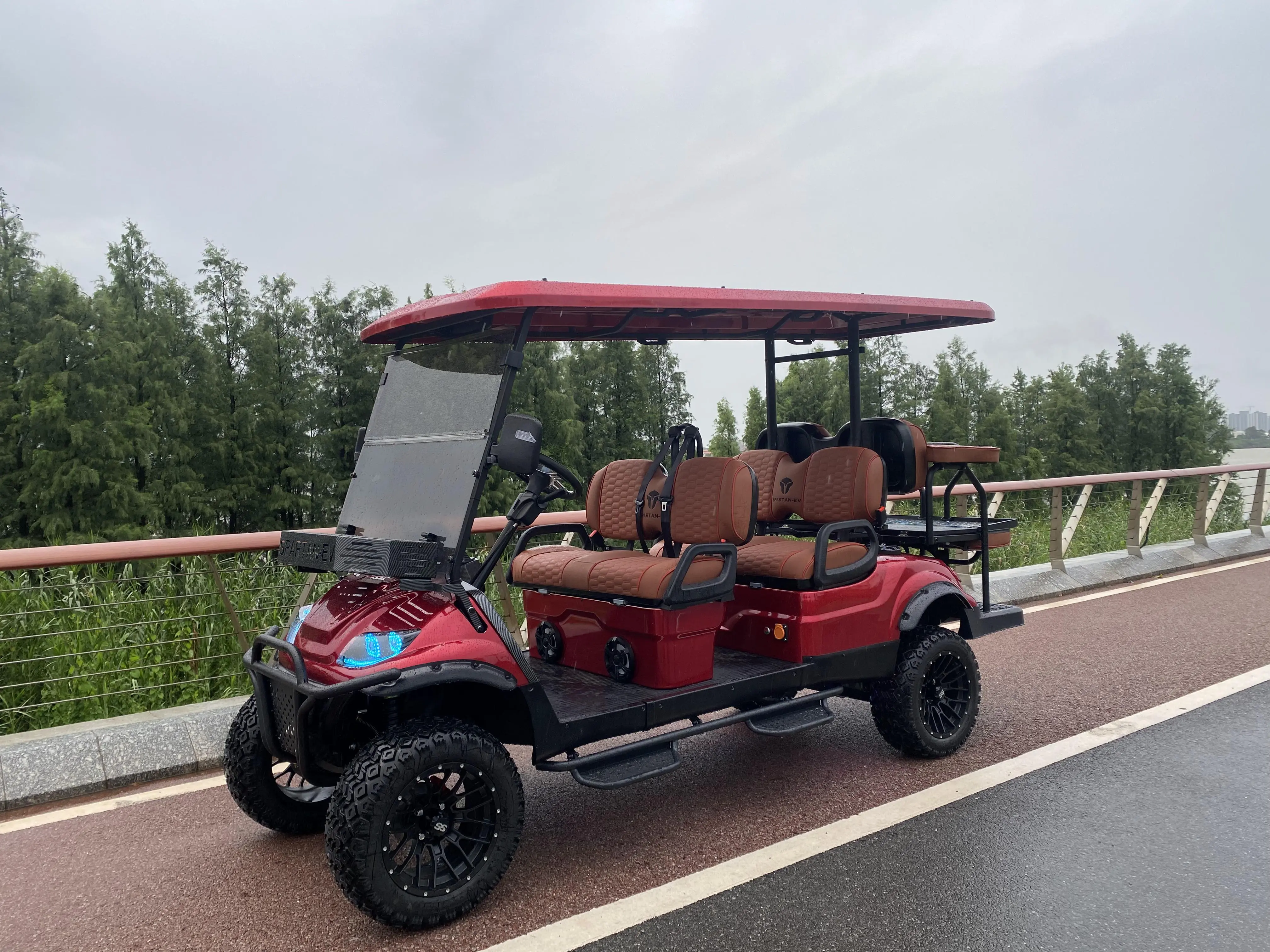 Best Hot Sale Buggy Cart Electric Utility Vehicle Lithium Battery Lifted 6 Seater Golf Car Manufacturers, Supplier