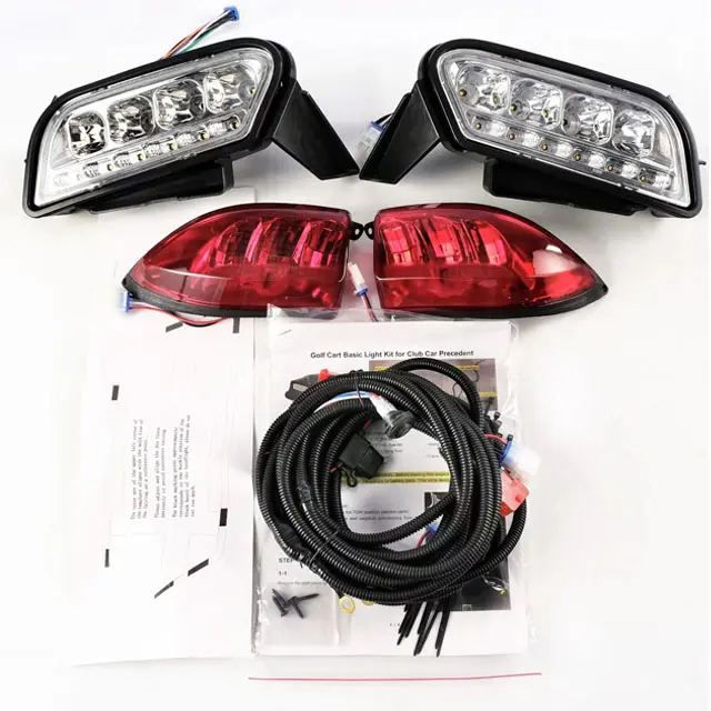 Best For Golf Cart Deluxe Plus LED Light Kit Fit For Club Car Tempo Electric & Gas US Factories, Factory