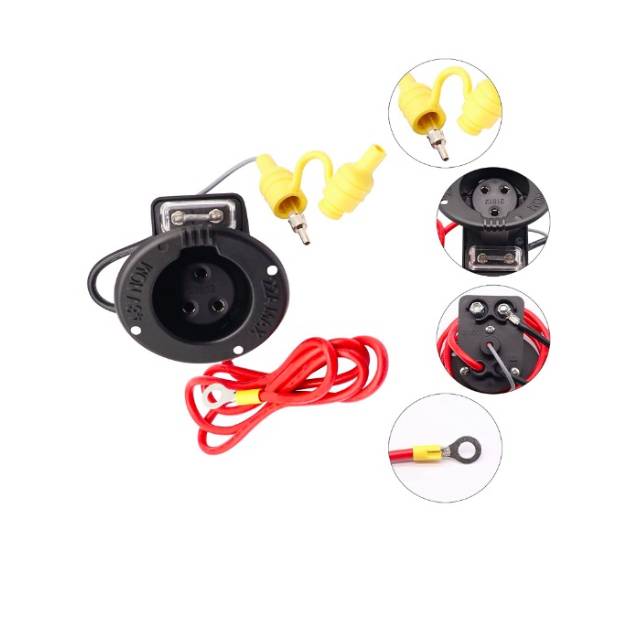 Golf Cart Charger Receptacle Component 2