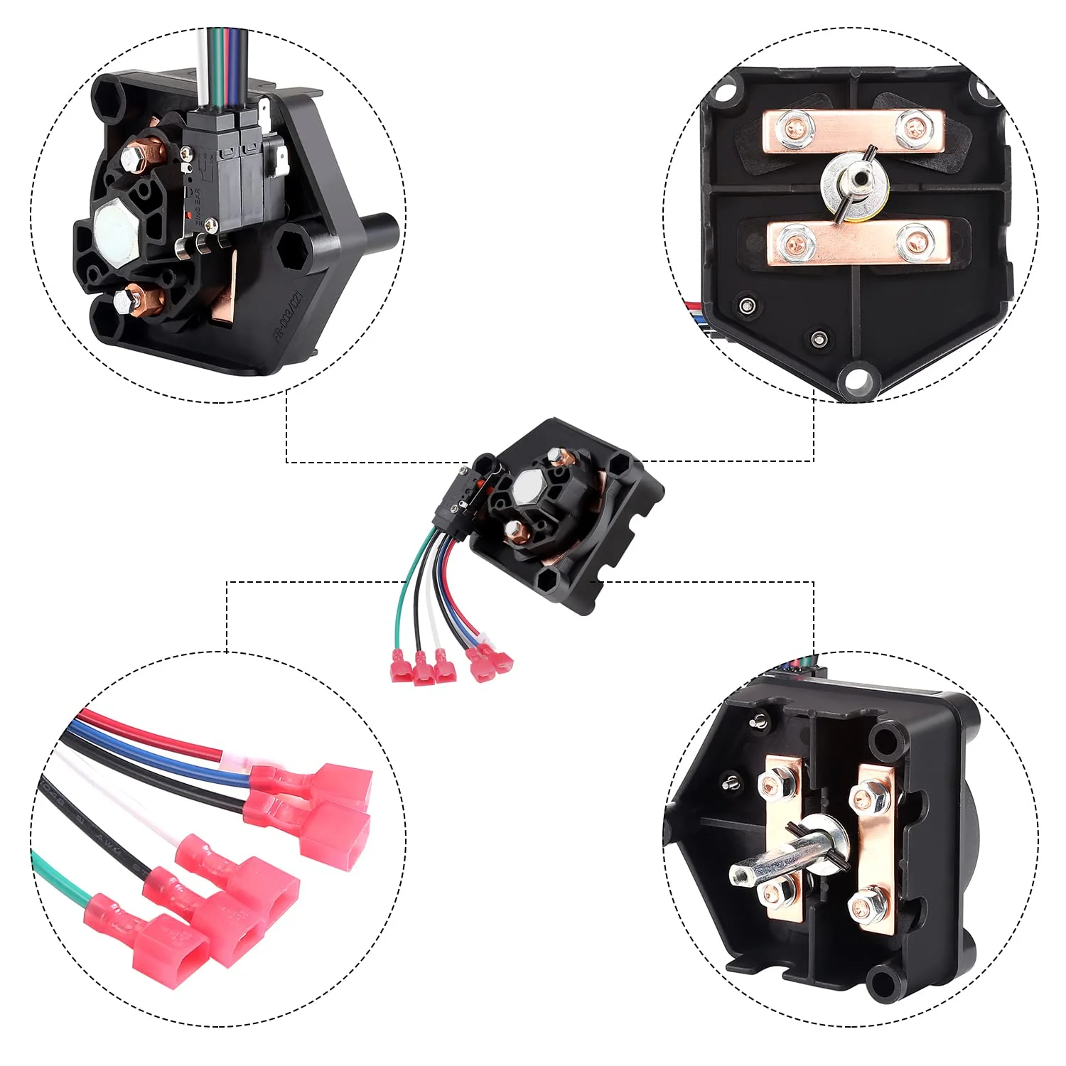 OEM 48V Heavy Duty Forward Reverse Switch for Club Car DS 1996-up | Replaces 101753005 Manufacturers, Suppliers