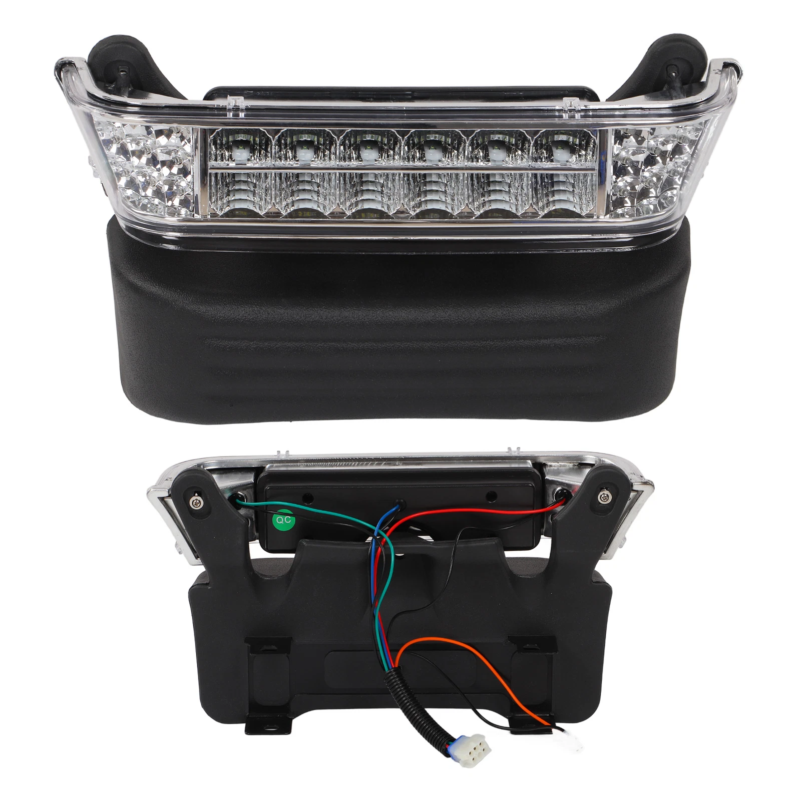 Best 12V Golf Cart LED Headlight with Bumper (Basic Complete) - Replacement for Club Car Precedent 2004-Up Electric (OEM 102524801) Suppliers, Factories