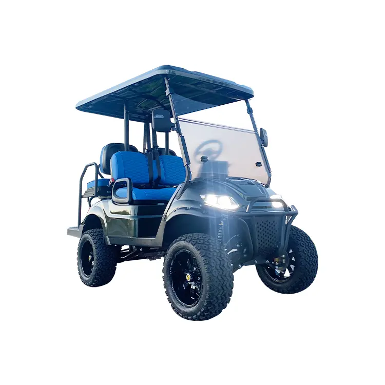 OEM New Design Best Price 4 Seater Lithium-Ion Battery Lifted Electric Golf Cart Supplier, Factory