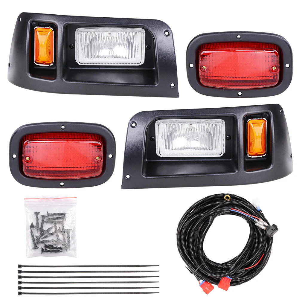 Best Club Car DS Golf Cart Light Kit CC-003 - Halogen Headlight + LED Tail Light (Fits 1993-Up Gas & Electric, Factory Style) Supplier, Factories