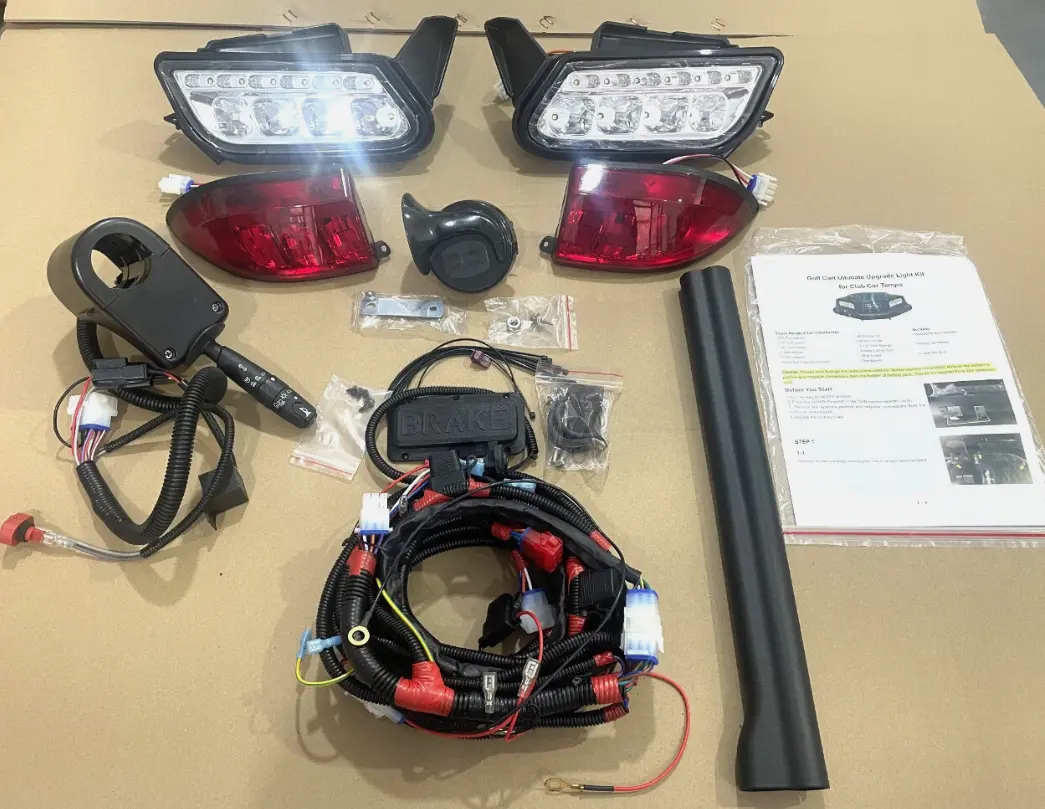 Best For Golf Cart Deluxe Plus LED Light Kit Fit For Club Car Tempo Electric & Gas US Factories, Factory