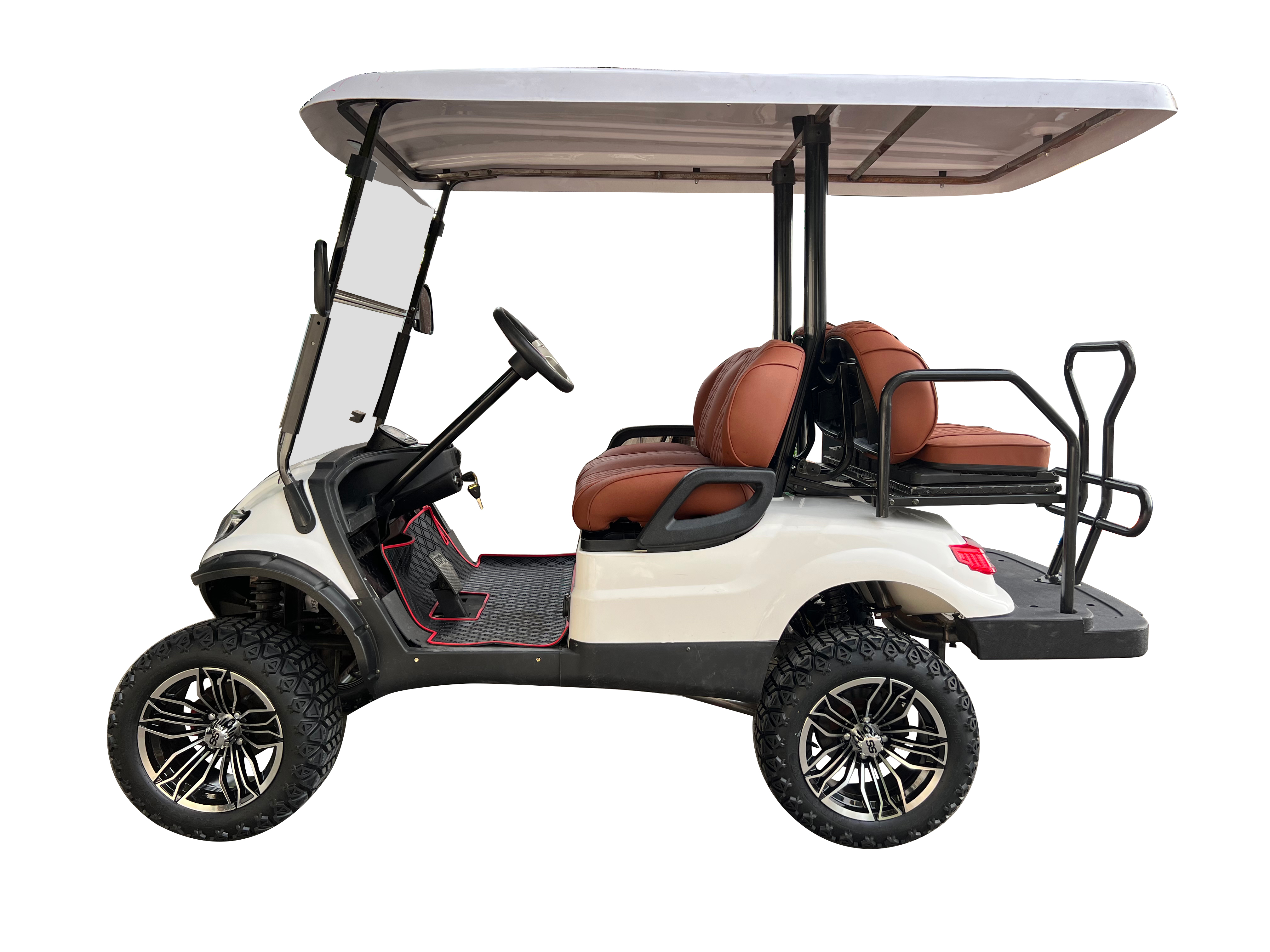 Electric Golf Cart Side View