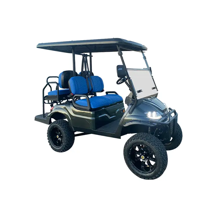 OEM New Design Best Price 4 Seater Lithium-Ion Battery Lifted Electric Golf Cart Supplier, Factory