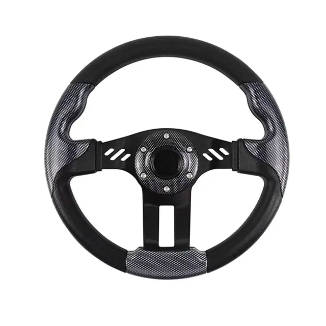 Best Manufacture Golf Cart Steering Wheel with Premium Grip Leather Multi-Functional Steering Wheel Supplier, Factory